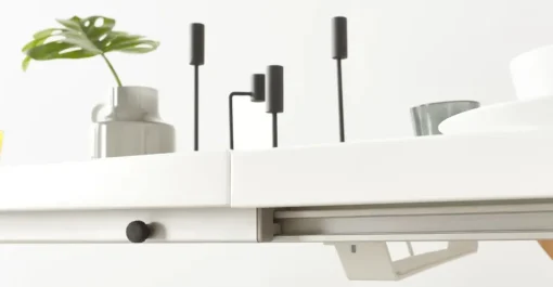 Mesa de Comedor Ethan – Roble y Blanco