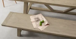 Mesa de Comedor Extra Grande Iona – Madera de Pino