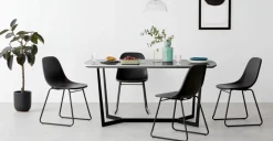 Mesa de Comedor Jaxta – Brillo Gris