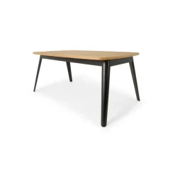 Mesa de Comedor Lena – Fresno y Negro