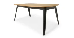 Mesa de Comedor Lena – Fresno y Negro