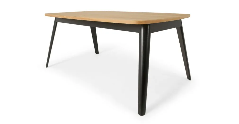 Mesa de Comedor Lena – Fresno y Negro