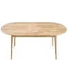 Mesa de Comedor Ovalada Escandi – Roble Claro