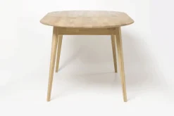 Mesa de Comedor Ovalada Escandi – Roble Claro