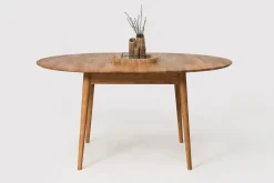 Mesa de Comedor Ovalada Escandi 155 cm – Roble