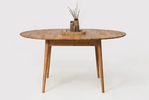 Mesa de Comedor Ovalada Escandi 155 cm – Roble