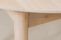 Mesa de Comedor Ovalada Escandi 155 cm – Roble Claro