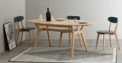 Mesa de Comedor Ovalada Jenson – Roble