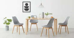 Mesa de Comedor Rectangular Alma – Fresno