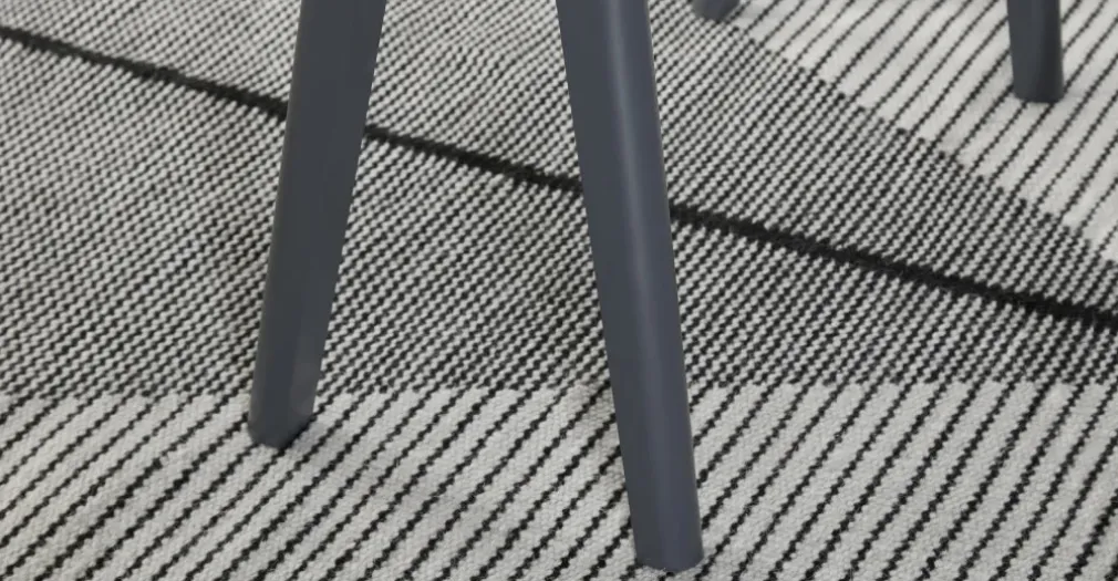 Mesa de Comedor Rectangular Hurst – Roble y Gris