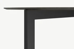 Mesa de Comedor Redonda 4 Asientos Niven – Gris y Negro