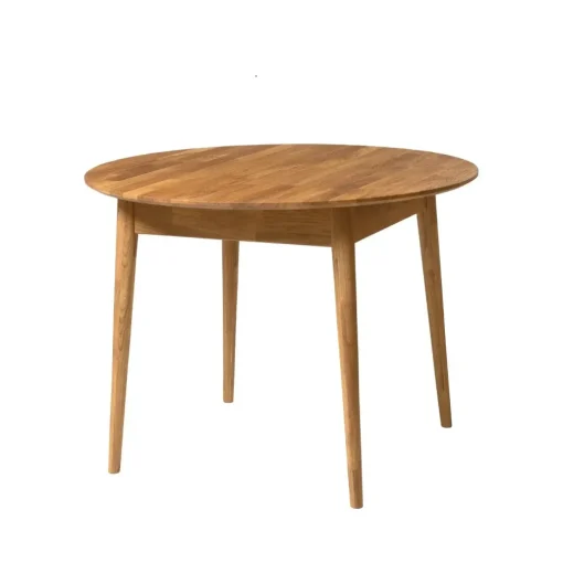 Mesa de Comedor Redonda Escandi 100 cm – Roble
