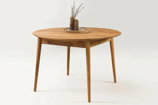 Mesa de Comedor Redonda Escandi 100 cm – Roble