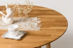 Mesa de Comedor Redonda Escandi 100 cm – Roble