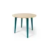 Mesa de Comedor Redonda Hurst – Roble y Azul
