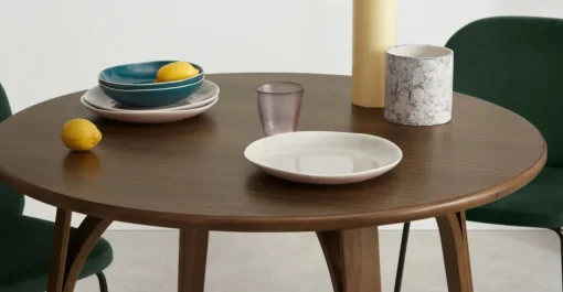 Mesa de Comedor Redonda Safia – Nogal