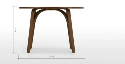 Mesa de Comedor Redonda Safia – Nogal