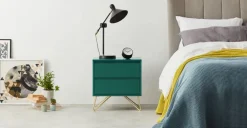 Mesa de Noche Elona – Verde Inglés