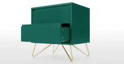 Mesa de Noche Elona – Verde Inglés