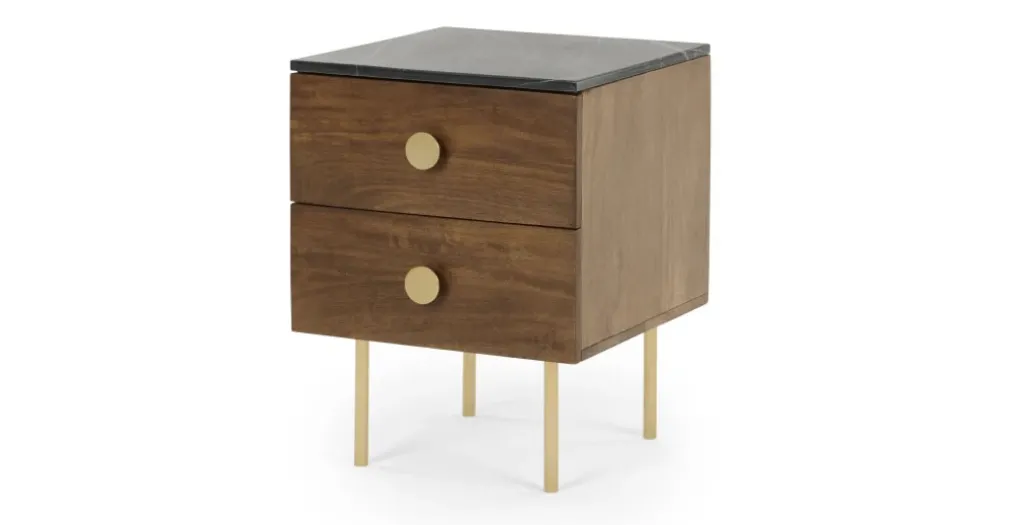 Mesa de noche Marion – Caramelo ⚡