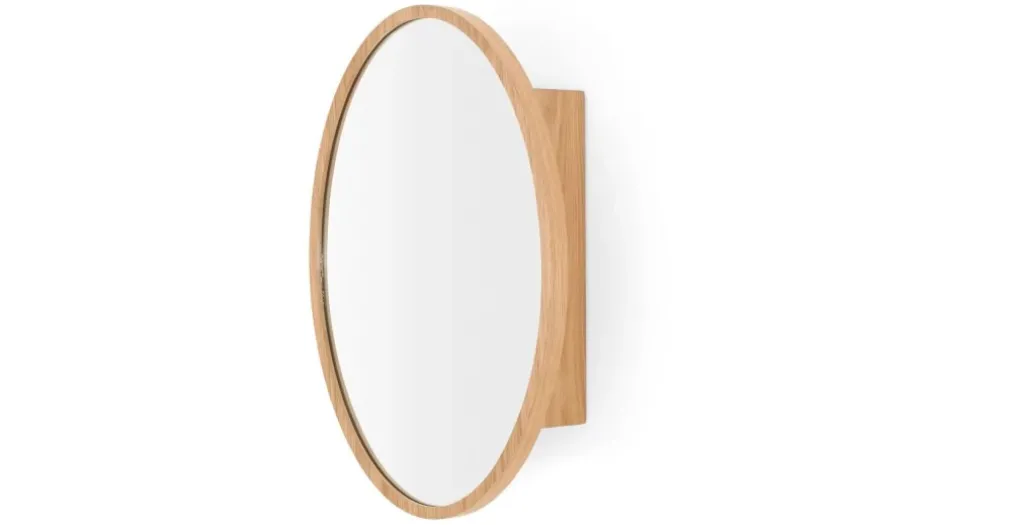 Mueble de pared con espejo Penn – Roble