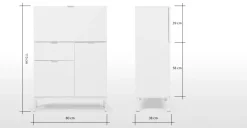 Mueble Multifuncional Marcell – Blanca