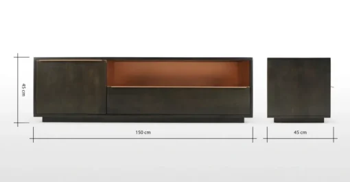 Mueble Multimedia Anderson – Sombra