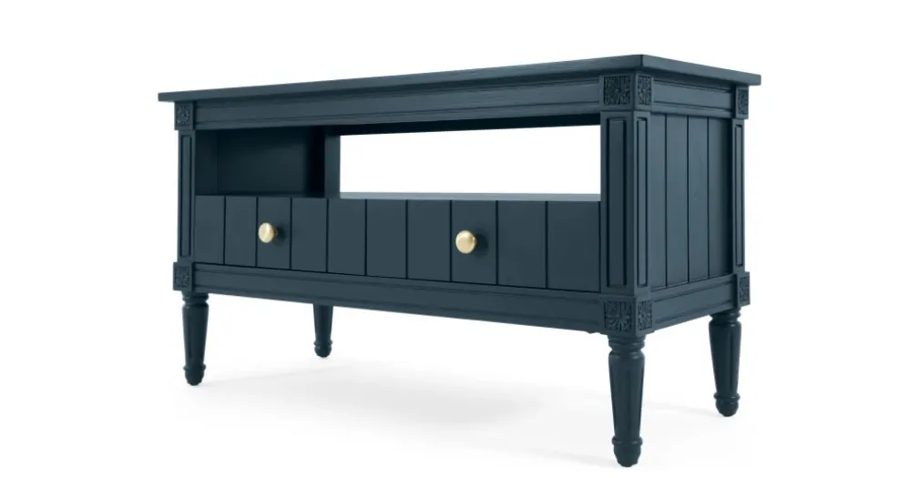 Mueble multimedia Bourbon vintage – Azul oscuro