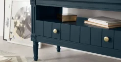 Mueble multimedia Bourbon vintage – Azul oscuro