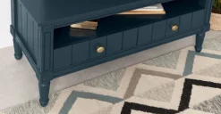 Mueble multimedia Bourbon vintage – Azul oscuro