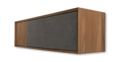 Mueble multimedia de pared Luther – Nogal