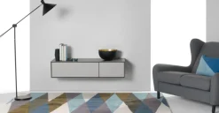 Mueble multimedia de pared Stretto – Gris