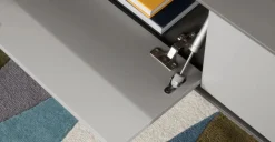 Mueble multimedia de pared Stretto – Gris