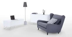 Mueble multimedia Elona – Blanco brillante