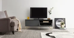 Mueble multimedia Elona – Gris Carbón