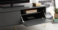 Mueble multimedia Elona – Gris Carbón