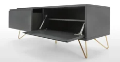 Mueble multimedia Elona – Gris Carbón