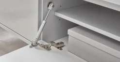 Mueble multimedia Elona – Gris y cobre