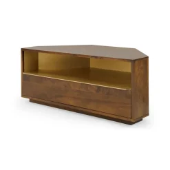Mueble Multimedia Esquinero Anderson – Caramelo