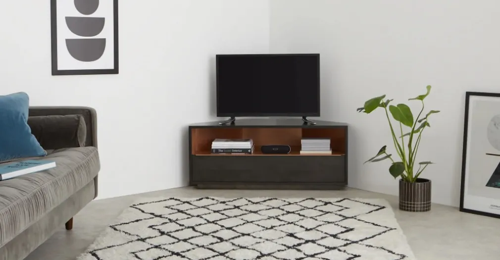 Mueble Multimedia Esquinero Anderson – Sombra