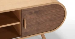 Mueble multimedia Fonteyn – Roble y nogal