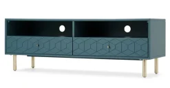 Mueble multimedia Hedra – Azul Cerceta