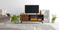 Mueble multimedia Lucien – Mango Oscura