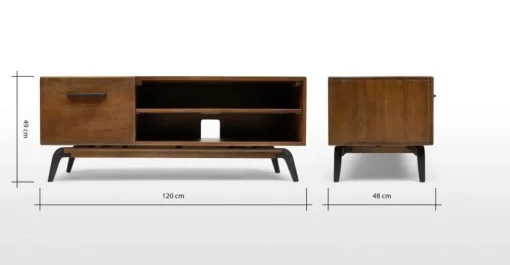 Mueble multimedia Lucien – Mango Oscura