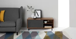 Mueble multimedia Luther – Nogal