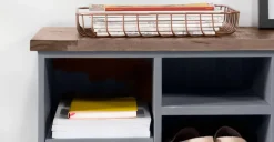 Mueble para recibidor Iona – Gris y pino