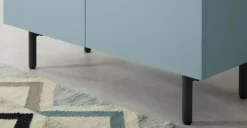 Mueble para recibidor Mino – Roble y azul