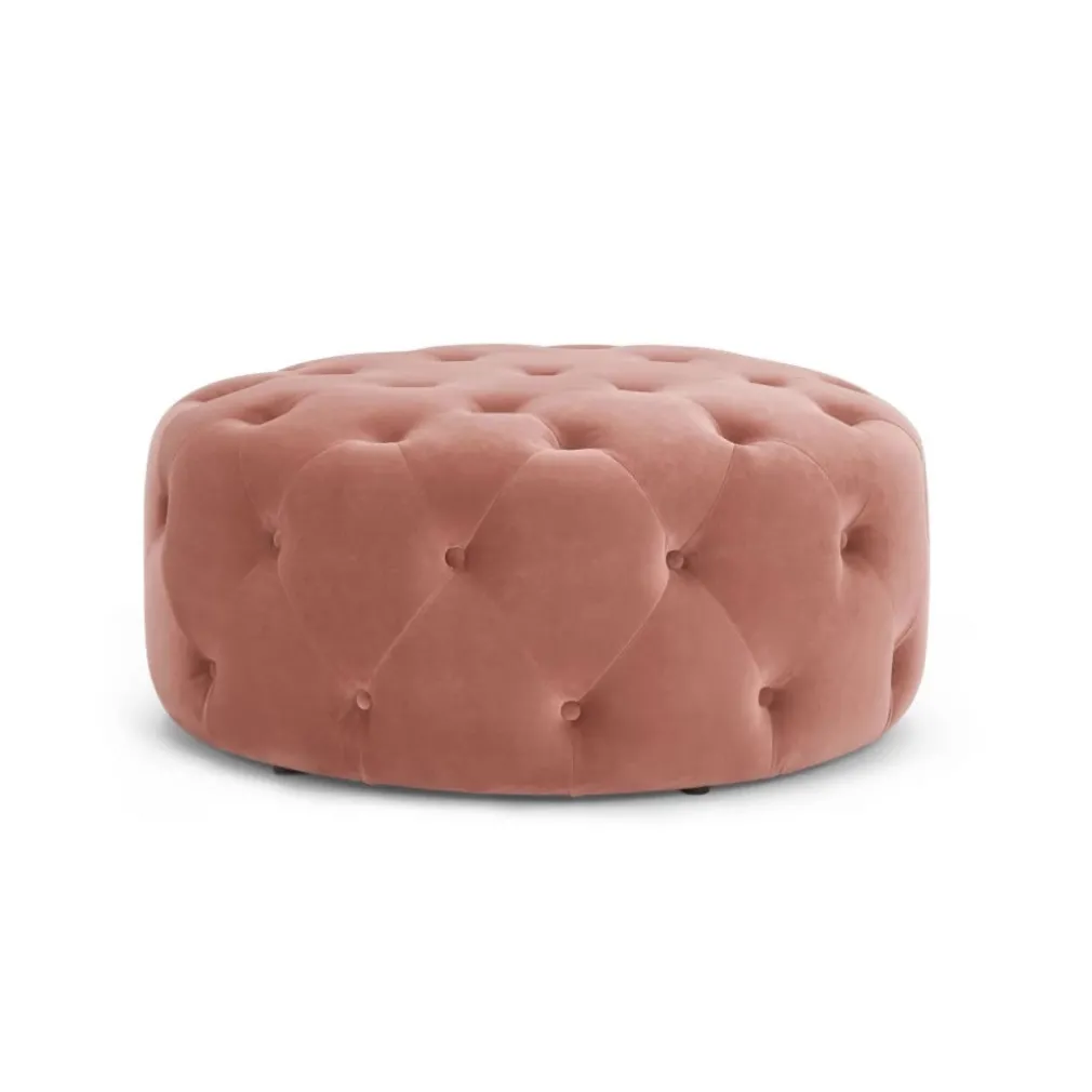 Puf Redondo Grande Hampton – Palo Rosa