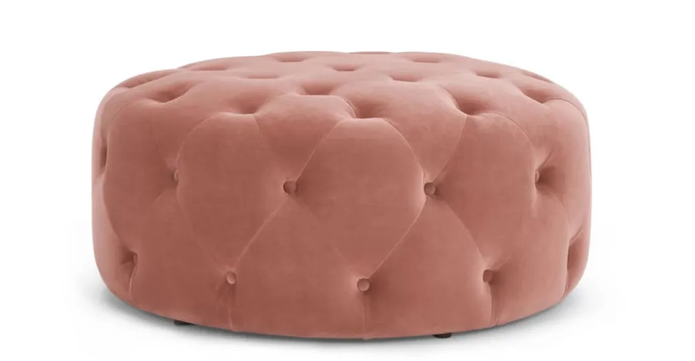 Puf Redondo Grande Hampton – Palo Rosa