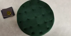 Puf Redondo Grande Hampton – Verde Pino